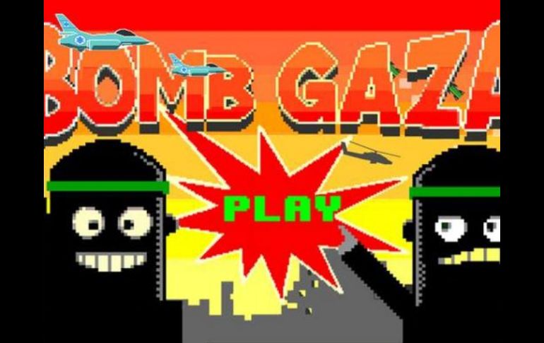 El jugador podía pilotear aviones de combate simulando ataques isralíes contra Gaza. ESPECIAL /