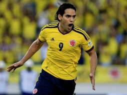 Radamel Falcao era la estrella de Colombia, pero no pudo jugar el Mundial por una lesión. ARCHIVO /