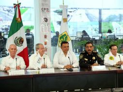 Rubido (2i) participa en la Segunda Conferencia Regional de Secretarios de Seguridad Pública Zona Sureste. TOMADA DE @GobYucatan  /