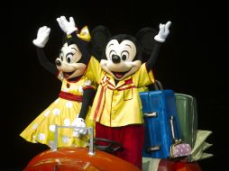 Cerca de seis mil personas disfrutaron de este show en el que aparecieron, entre otros, Mickey y Minnie.  /