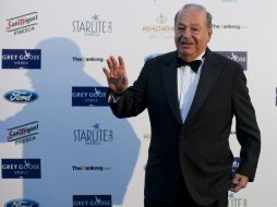 Carlos Slim arriba a la Gala de Caridad Starlite en Marbella. AFP /