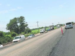 Carretera libre a Ciudad Guzmán. Es una de las vías que está siendo intervenida para su reparación.  /