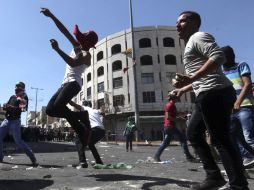 El choque ocurre entre fuerzas israelíes y jóvenes que arrojaban piedras. EFE /