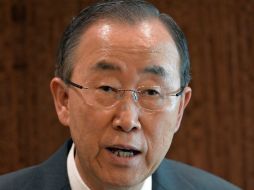 Ban Ki-moon llama a la comunidad internacional a facilitar ''doctores, enfermeros y equipamiento'' a países afectados por ébola. AFP /