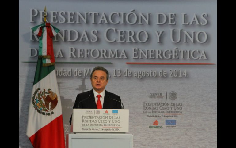 Joaquín Coldwell sostiene que Pemex tiene su futuro asegurado para los próximos 20.5 años. NTX /