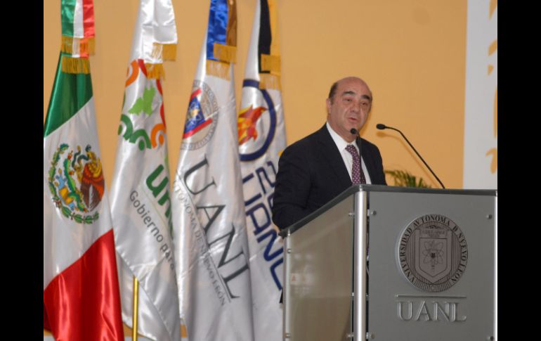 Jesús Murillo Karam  clausuró el XVII Congreso Mundial de Criminología en Monterrey. NTX /