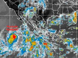 'Karina' se desplaza hacia el oeste con vientos sostenidos de hasta 150 kilómetros por hora. TOMADA DE @conagua_clima  /