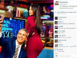 Cohen aprovecha la oportunidad de una selfie con 'el trasero más codiciado de la cultura pop'. Instagram: bravoandy. ESPECIAL /