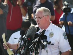 Thomas Jackson, jefe de la policía de Ferguson revela el nombre del agresor. AFP /