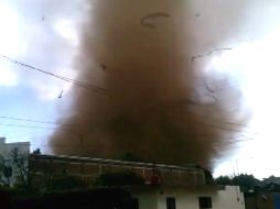 El tornado se registró alrededor de las 16:00 horas en la comunidad de Huimiyuca. ARCHIVO /