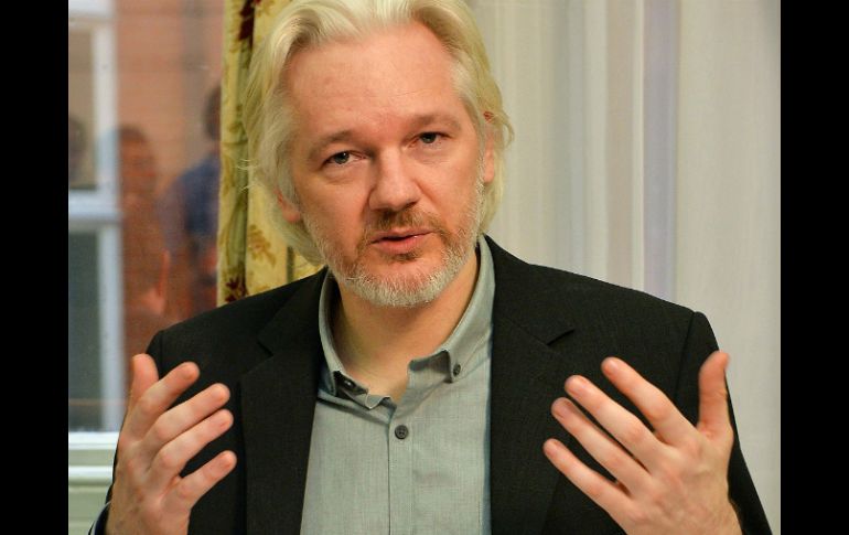 Julian Assange se encuentra refugiado e la embajada ecuatoriana en Lodres 26 meses. ARCHIVO /