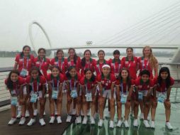 La Selección mexicana sub 15 participa en Nanjing 2014. ESPECIAL /