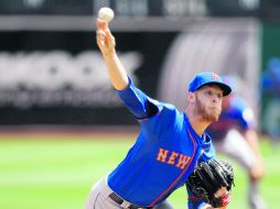 Buenos tiempos. Zach Wheeler tiene un récord de 6-0 y una efectividad de 2.12 en sus nueve salidas desde el 30 de junio. AFP /