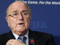 Joseph Blatter, presidente de la FIFA. ARCHIVO /