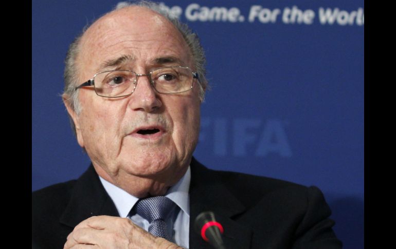 Joseph Blatter, presidente de la FIFA. ARCHIVO /