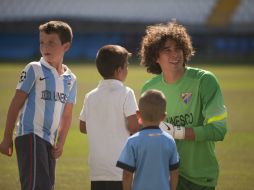 Guillermo arribó como refuerzo para la temporada 2014-2015 para el equipo malagueño. ARCHIVO /