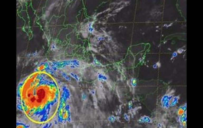 El pronóstico para Jalisco del SMN ante ''Marie'' es de precipitaciones intensas. ESPECIAL /