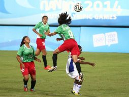 La Selección femenil mexicana sub 15, muy cerca de avanzar a la final de los Juegos Olímpicos de la Juventud Nanjing 2014. ARCHIVO /