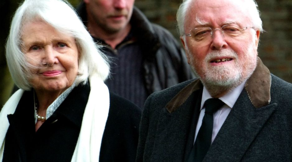 Richard Attenborough y su esposa Sheila Sim. AFP /