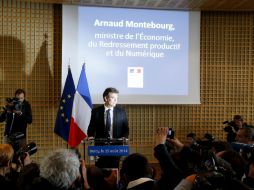 Se da casi por seguro que Montebourg, el ministro de Economía, quedará fuera de la nueva estructura. EFE /