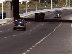 En punto de las 17:13 horas Caminos y Puentes informaron del incidente. ARCHIVO /