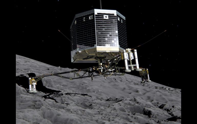 Tras diez años viajando por el Sistema Solar, 'Rosetta' llegó a inicios de este mes a su destino, el cometa 67P Churyumov-Geras. EFE /