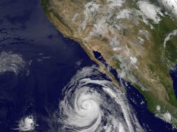 Imagen satelital de la NASA que muestra al huracán ''Marie'' en el Pacífico mexicano. AFP /