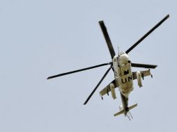 Tres tripulantes del helicóptero mueren en el accidente mientras que uno sobrevive, aunque está herido. ARCHIVO /