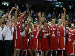 La Selección llega con la baja de Lorenzo Mata, pero como campeones del Centrobasket y FIBA Américas. Foto: @Conade. ESPECIAL /