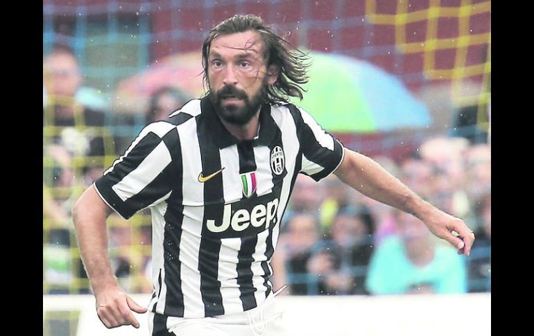 La Vecchia Signora se perderá de la magia del 'Maestro' Andrea Pirlo, quien estará fuera por lesión un mes. AFP /