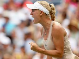 Wozniacki, décima cabeza de serie y exnúmero uno mundial, enfrentará a  la italiana Sara Errani por un lugar en las semifinales. AFP /