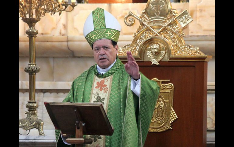 El también arzobispo Primado de México dice que la vejez suele verse como una carga para la familia y la sociedad. SUN /