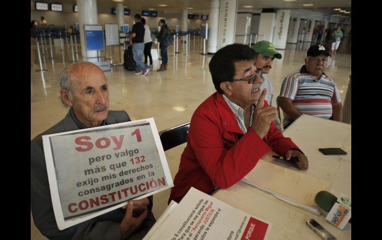 Los ejidatarios recuperaron 307 hectáreas que representa casi una tercera parte de las mil 064 hectáreas del terreno del Aeropuerto.  /