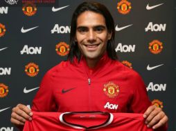 Radamel Falcao jugará en las filas de los Diablos Rojos. ESPECIAL /