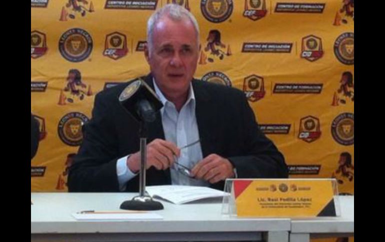 Raúl Padilla, presidente de Leones Negros. ESPECIAL /