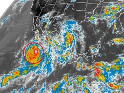 El fenómeno genera lluvias intensas en Michoacán, Jalisco y Colima, y muy fuertes en BCS, Sinaloa, Nayarit, Durango y Zacatecas. ESPECIAL /