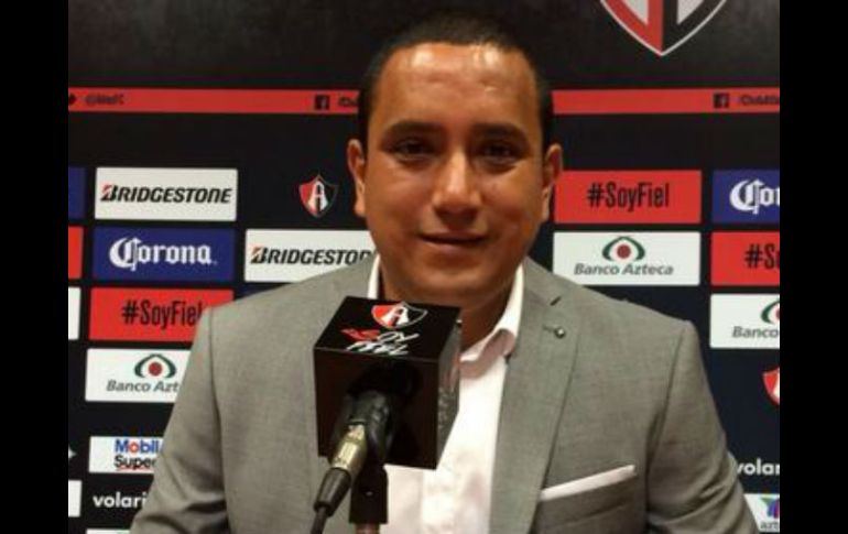 Heriberto Ramón Morales, director deportivo de Atlas. Twitter: @atlasfc. ESPECIAL /