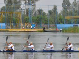 Los canoistas también participaron en la olimpiada Nacional de este año, arrojando resultados favorables. ESPECIAL /