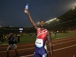 Justin Gatlin logró la quinta mejor marca de la historia en esta prueba. AFP /