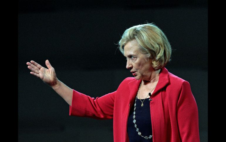 Hillary Clinton se encuentra en nuestro país para dictar una conferencia ante becarios y estudiantes. EFE /