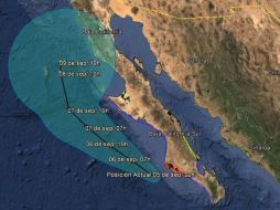 El pronóstico del SMN para Jalisco es de lluvias fuertes. @conagua_clima. ESPECIAL /