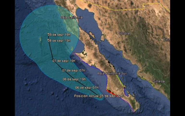 El pronóstico del SMN para Jalisco es de lluvias fuertes. @conagua_clima. ESPECIAL /