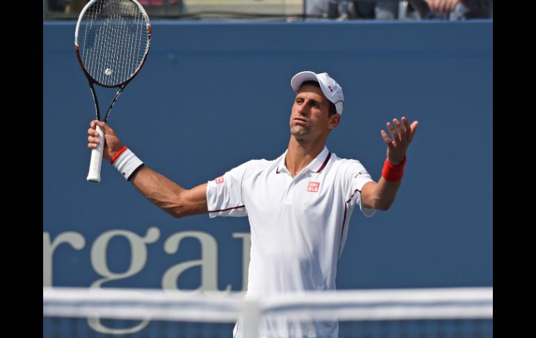 Novak Djokovic reconoce que hoy estuvo lejos de su mejor nivel. AFP /