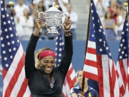 Serena Williams necesitó sólo de 75 minutos para alcanzar su sexta corona del US Open. AP /