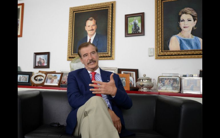 Vicente Fox asegura que son evidentes los errores y tropiezos que ha tenido Acción Nacional. ARCHIVO /