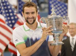 Cilic, de 25 años y 14º sembrado del torneo, se convirtió en el primer tenista de su país en ganar el torneo. EFE  J. Lane.  /