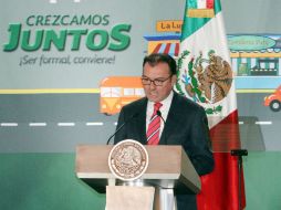 Luis Videgaray será cuestionado sobre el débil crecimiento económico. NTX  C. Pereda  /