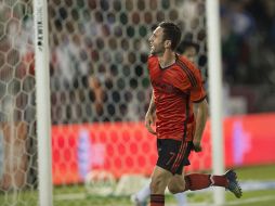 Miguel Layún fue el autor del único gol del partido y que le dio la victoria al equipo mexicano.MEXSPORT J. Martínez  /