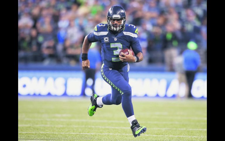 El mariscal de campo de Seattle, Russell Wilson, enfrenta su tercera temporada en la NFL y lo hace como campeón. AFP /