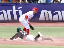 Los Diablos Rojos del México se puso hoy a un juego de alzar su título 16 en su historia en la Liga Mexicana de Béisbol. NTX  G. Durán  /